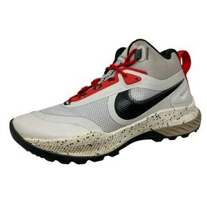 Nike Special Field System SFS Men's Sz 8 1/2 White Red High Top Trail Sneakers